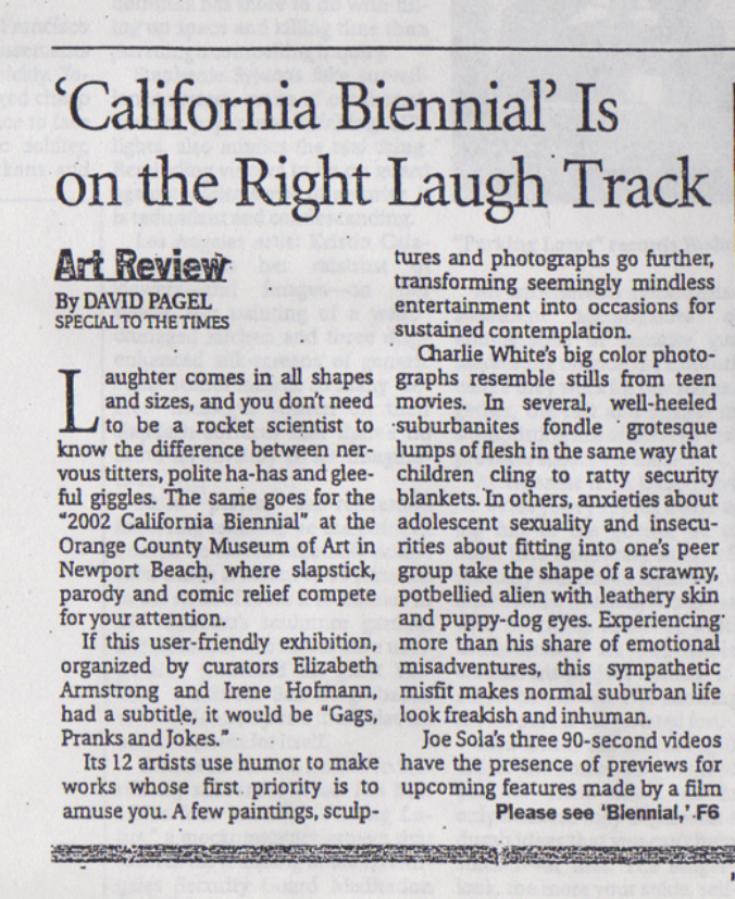 California Biennial Is on the right,2002