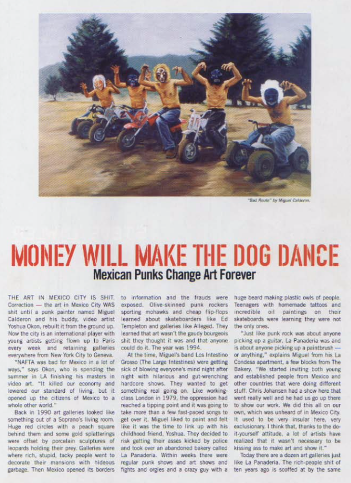 Money will make the dog dance,2002