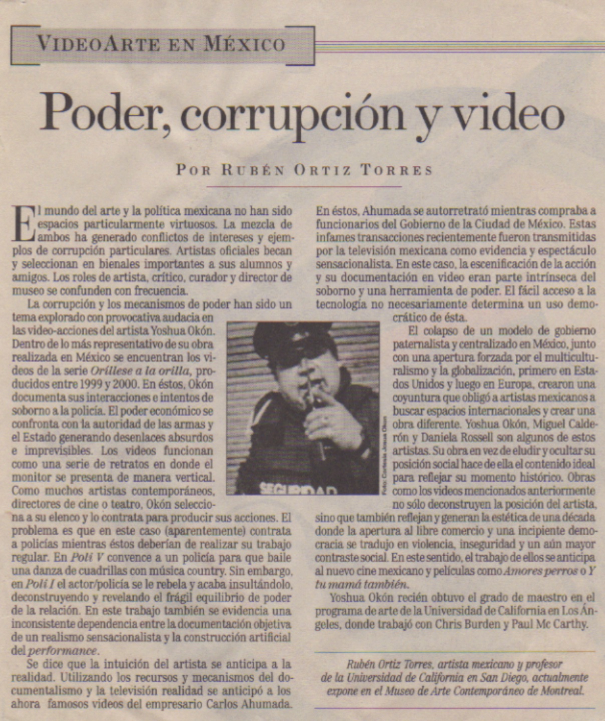 Poder,corrupción y video,2002