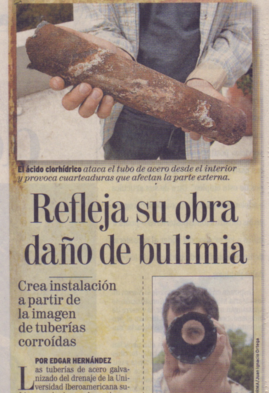 Refleja su obra daño de bulimia,2003