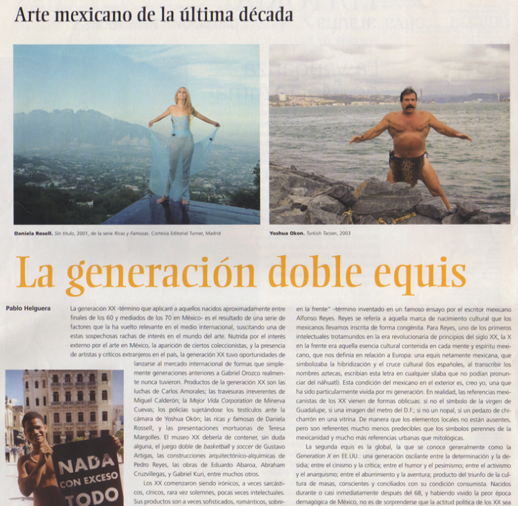 La generación doble equis,2004
