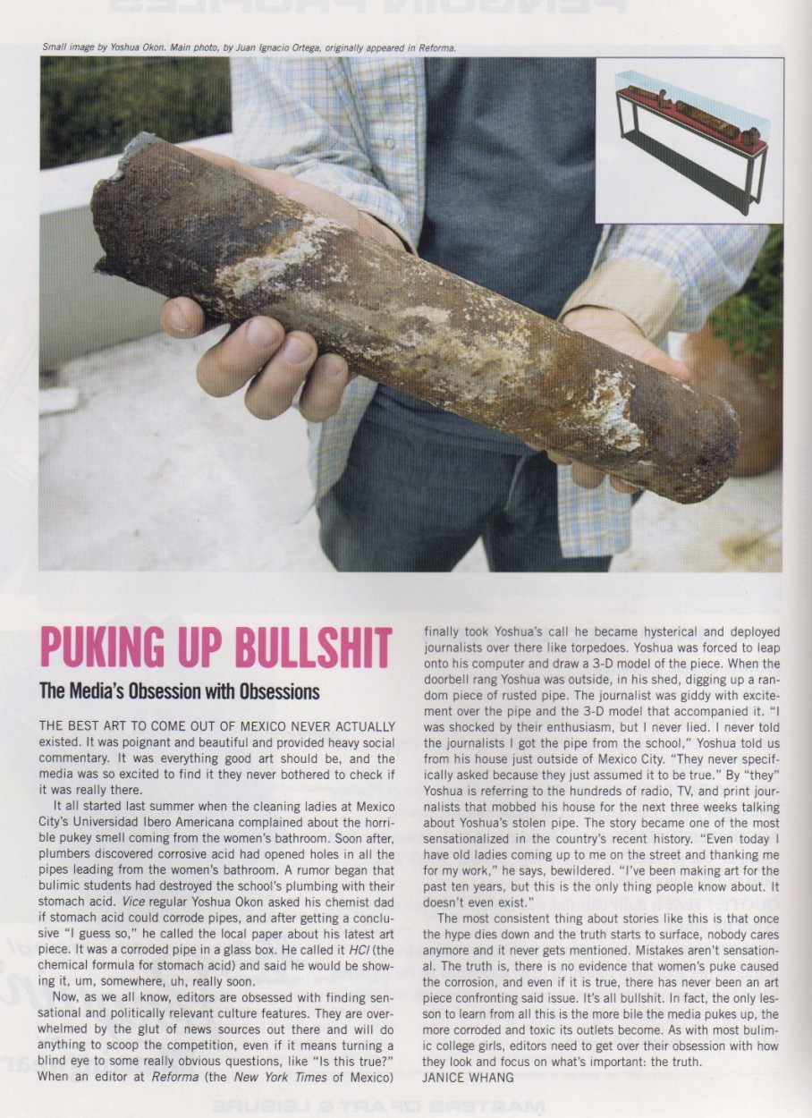 Puking up Bullshit,2004
