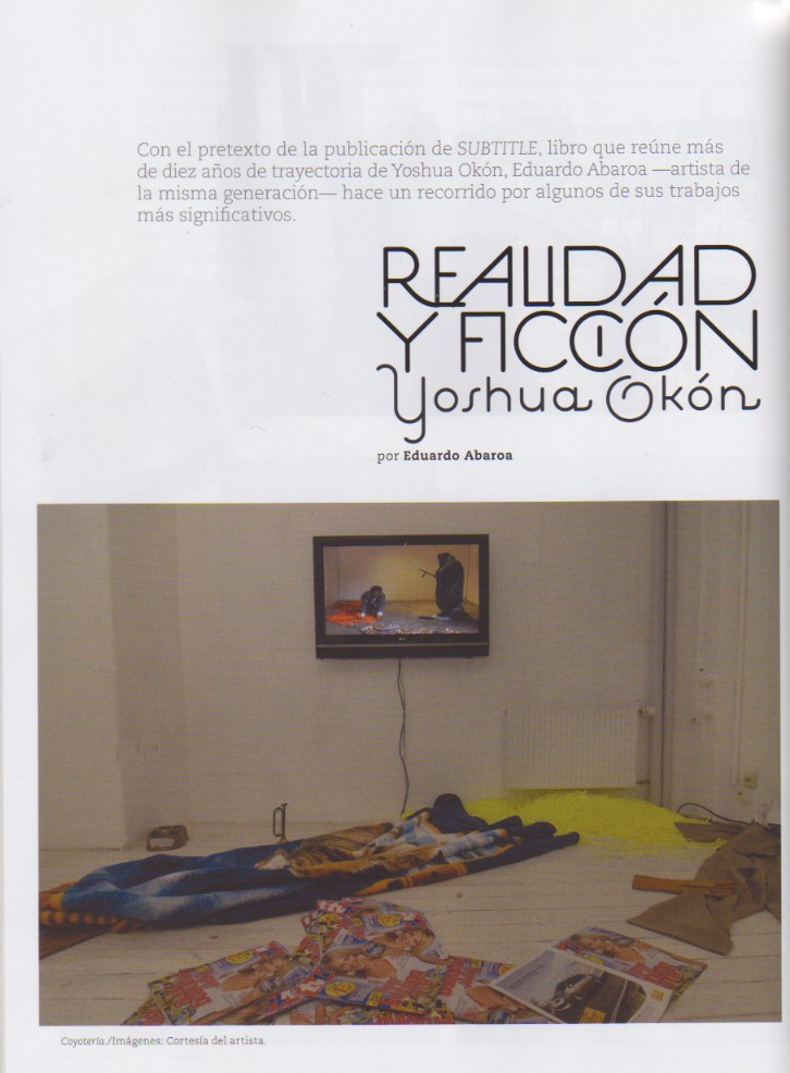 Realidad y Ficción Yoshua Okón,2008