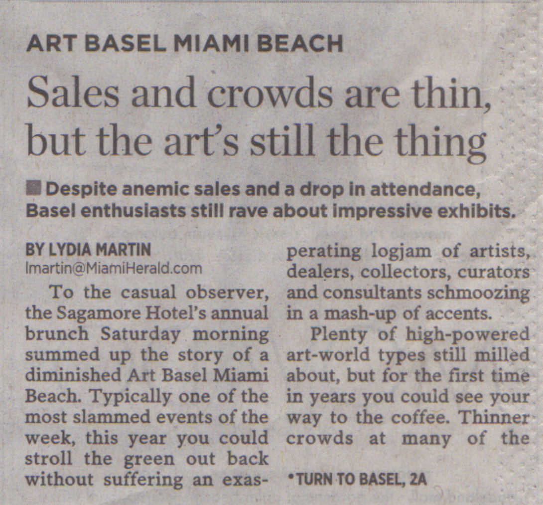 Sales and crowds are thin,2008