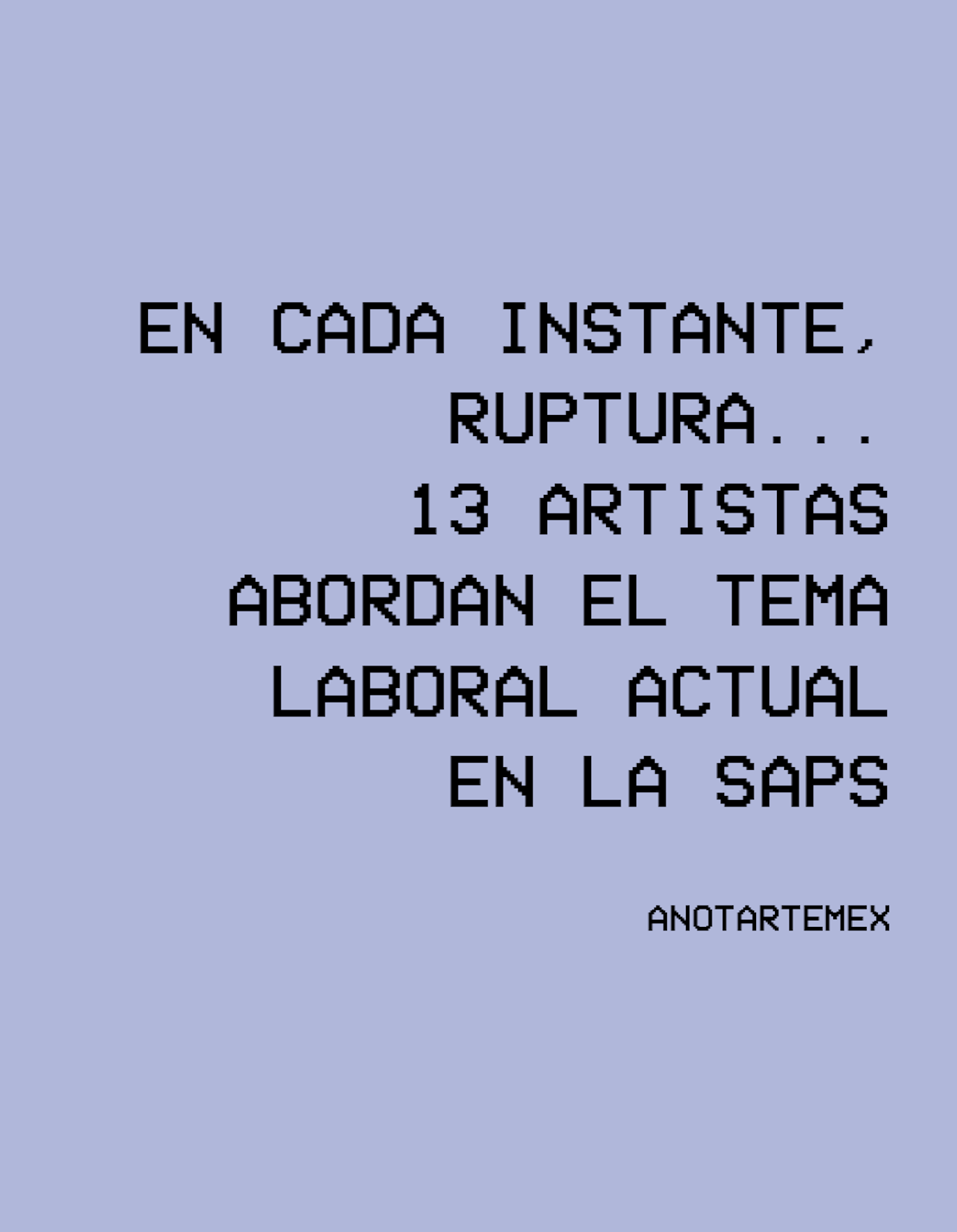 En cada instante,ruptura,2010