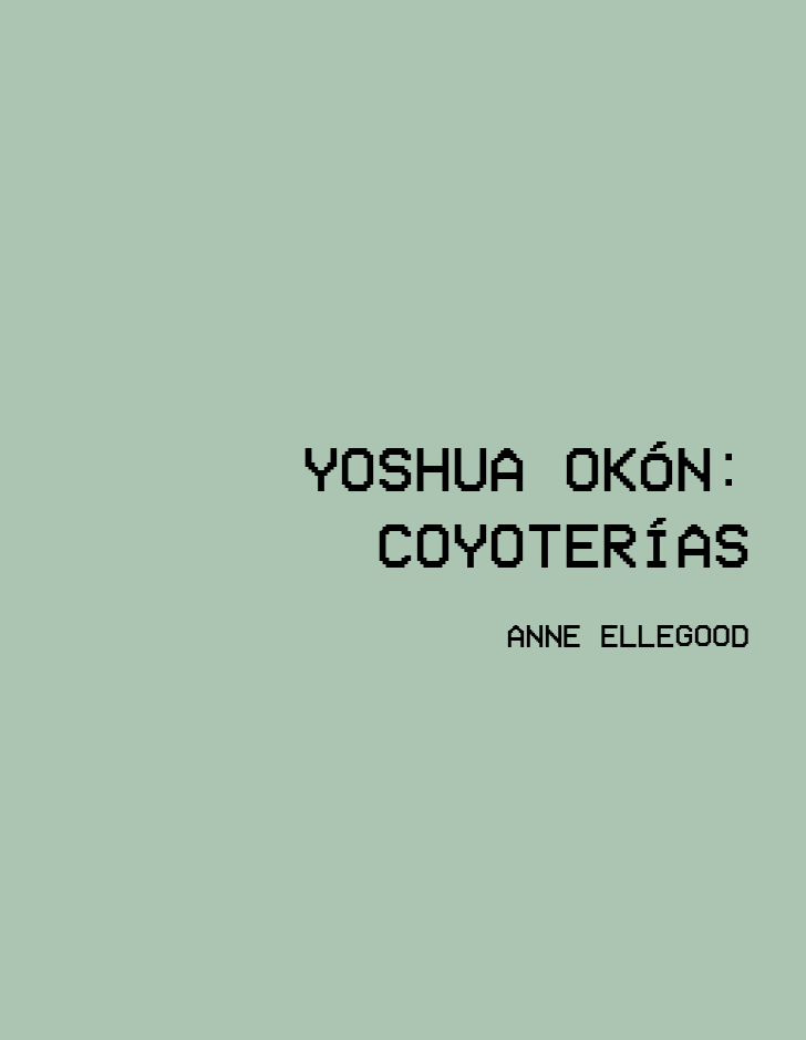 Yoshua Okón:Coyoterías,2010