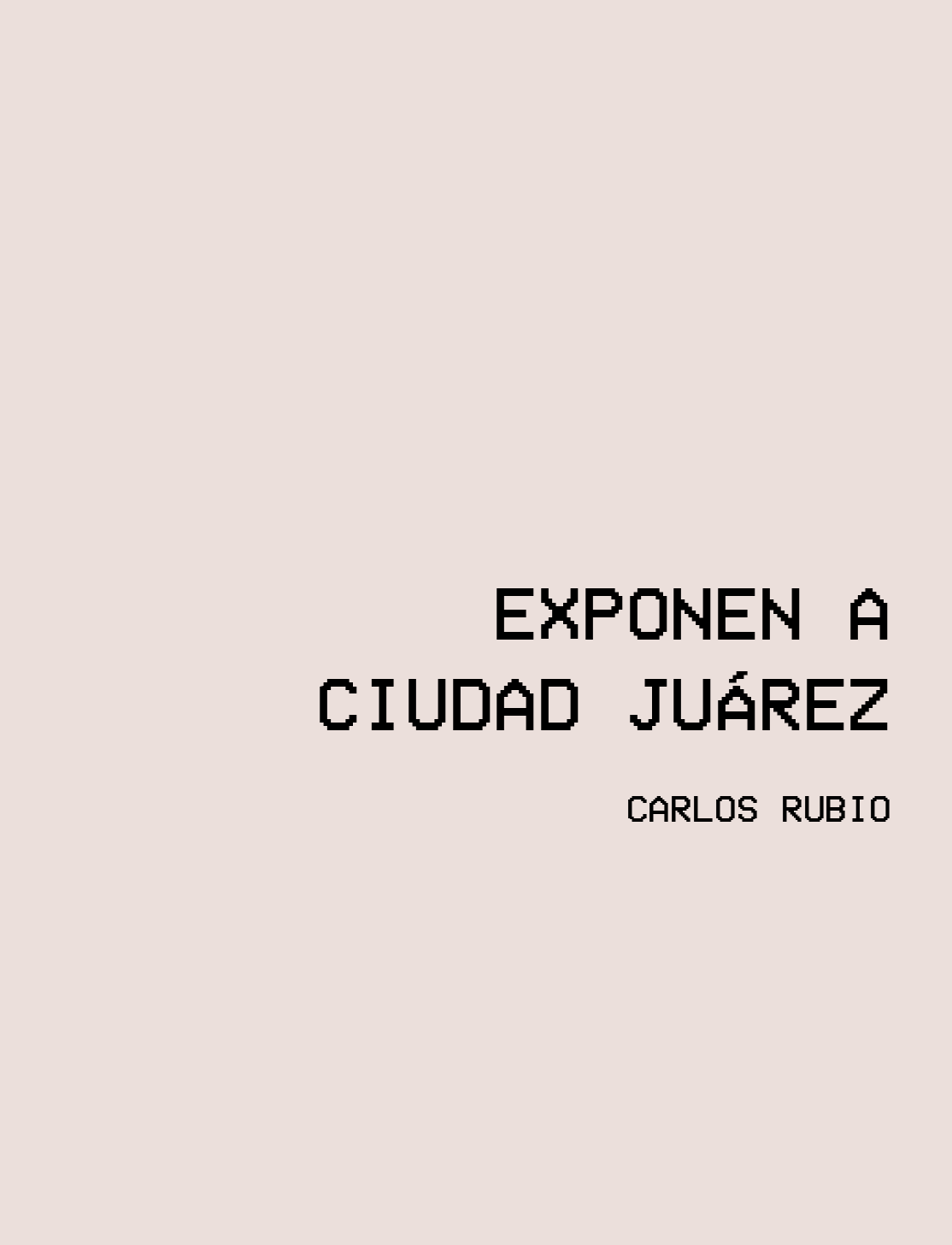 Exponen a Ciudad Juárez,2011