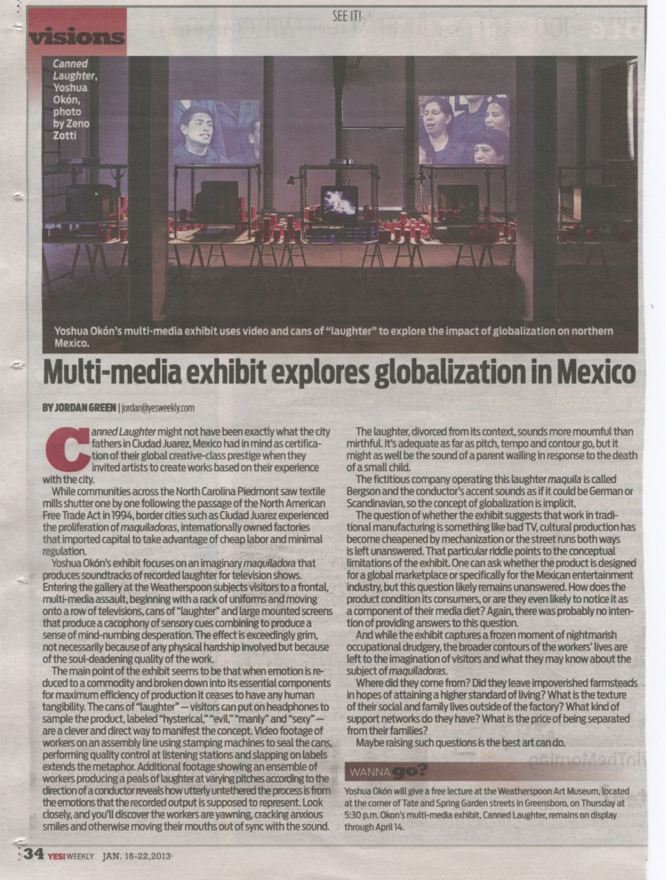 Multi-media exhibit,2013