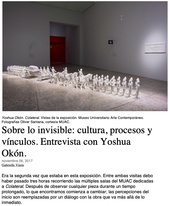 Sobre lo invisible,2017