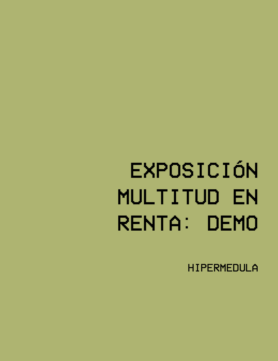 Exposición multitud en renta,2022