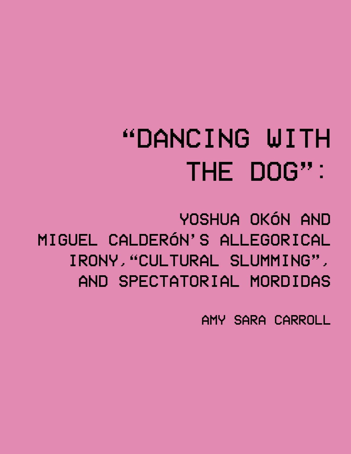 Dancing with the dog,2004