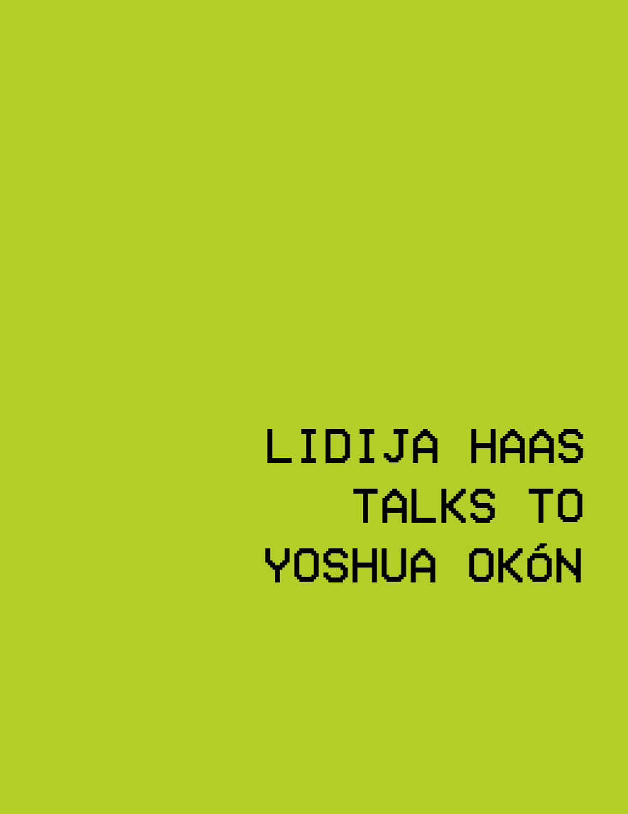 Lidija Haas Talks to Yoshua Okón,2015