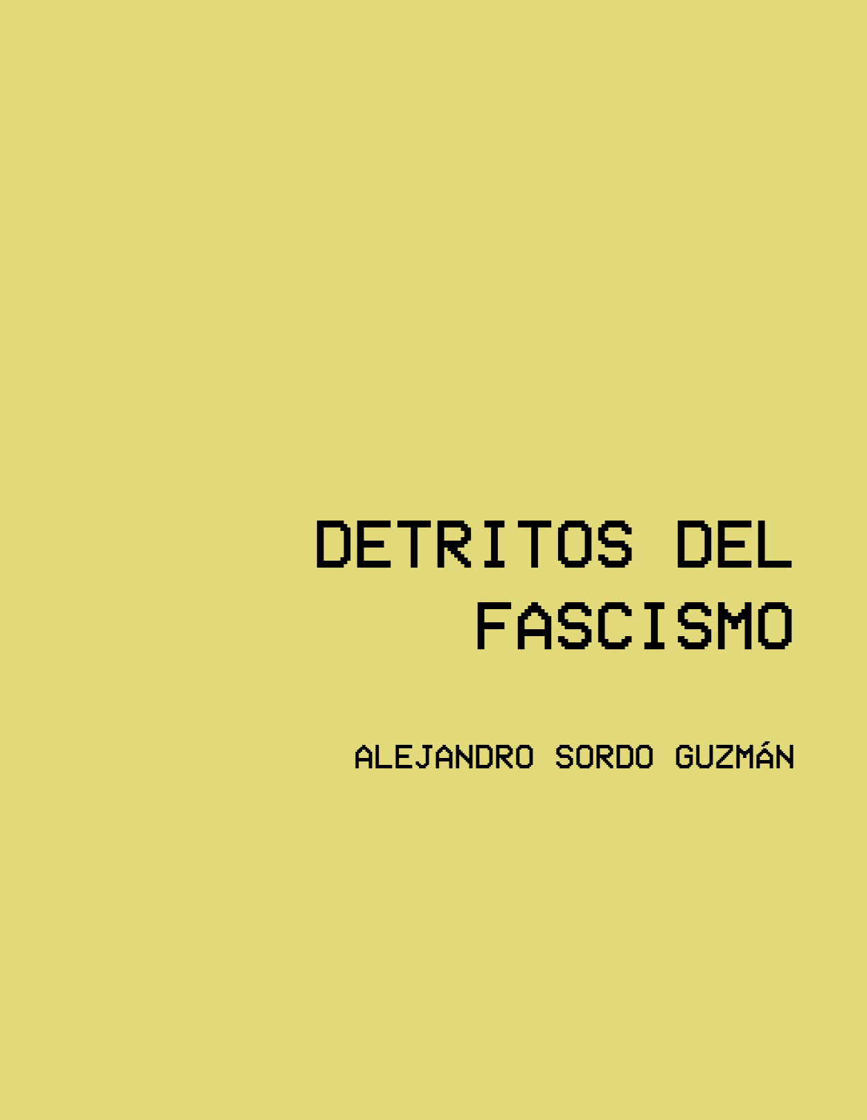 Detritos del fascismo,0000